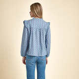 Womens Misha Top - Light Blue Carnation