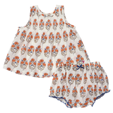 Baby Girls Jaipur 2-PC Set - Orange Strawflower