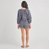 Womens Theodore Short - Navy Strawflower