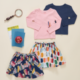 Girls Gianna Skirt - Bookshelf