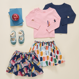 Girls Gianna Skirt - Fall Paint Swatches