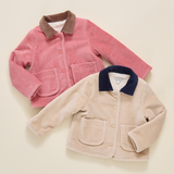 Baby Boys Jace Plush Jacket - Khaki