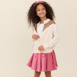 Girls Gianna Skirt - Horse Embroidery