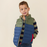 Boys Reversible Riley Vest - Space Rocket