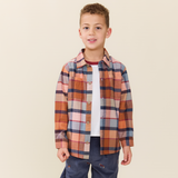 Boys Long Sleeve Jack Shirt - Hayride Plaid