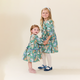 Baby Girls Maribelle Dress Set - Green Butterflies