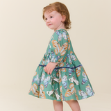 Baby Girls Maribelle Dress Set - Green Butterflies