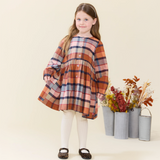 Girls Mae Dress - Hayride Plaid