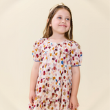 Girls Elizabeth Dress - Autumn Spots