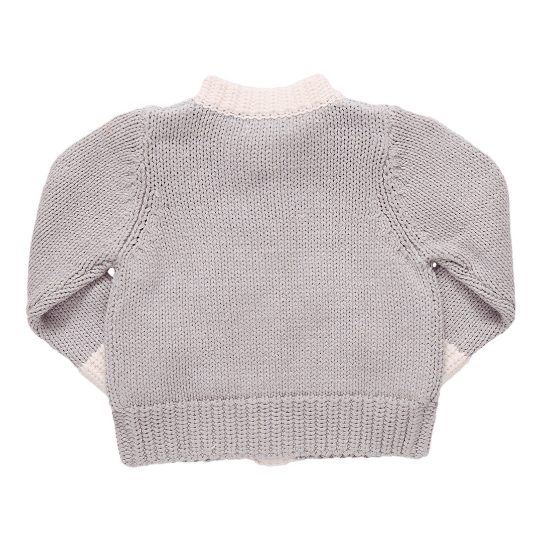 Girls Cali Sweater - Heather Gray | Pink Chicken