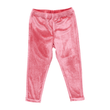 Girls Velour Legging - Desert Rose | Pink Chicken