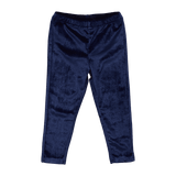 Girls Velour Legging - Navy | Pink Chicken