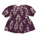 Girls Fiona Dress - Plum Buttercup Floral | Pink Chicken