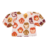 Girls Dana Top - Autumn Pansies | Pink Chicken