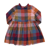 Girls Autumn Dress - Harvest Check | Pink Chicken