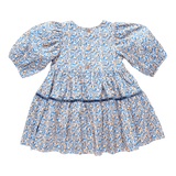 Girls Maribelle Dress - Blue Climbing Floral | Pink Chicken