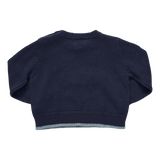 Baby Boys Oliver Sweater - Navy Mallard | Pink Chicken