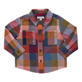 Boys Jack Shirt - Harvest Check | Pink Chicken