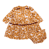 Baby Girls Lennon Dress Set - Harvest Botanical | Pink Chicken