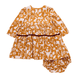 Baby Girls Lennon Dress Set - Harvest Botanical | Pink Chicken