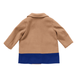 Girls Beck Peacoat - Camel | Pink Chicken