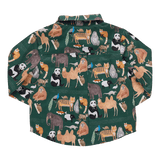 Boys Jack Shirt - Animals of Asia | Pink Chicken