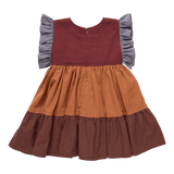 Girls Kit Dress - Mixed Checks | Pink Chicken