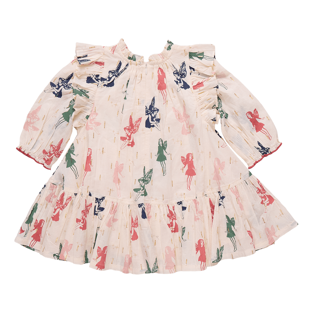 Girls Harper Dress - Woodland Fairies | Pink Chicken