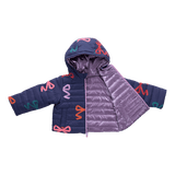 Girls Reversible Riley Jacket - Multi Bows | Pink Chicken