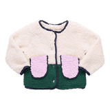 Girls Ruth Jacket - Cream | Pink Chicken