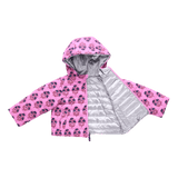 Girls Reversible Riley Jacket - Pink Strawflower | Pink Chicken
