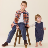Baby Boys Noah Jumper - Navy Horse Embroidery