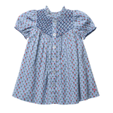 Girls Lucia Dress - Light Blue Carnation
