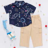 Baby Boys Cargo Pant - Khaki