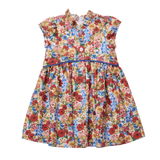 Girls Fatima Dress - Watercolor Meadow