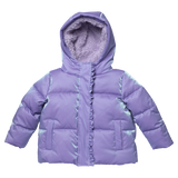 Girls Ruffle Pete Puffer - Lavender