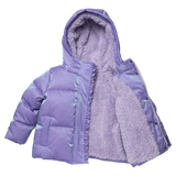 Girls Ruffle Pete Puffer - Lavender