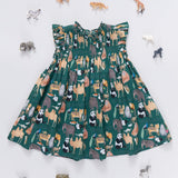 Girls Stevie Dress - Animals of Asia | Pink Chicken