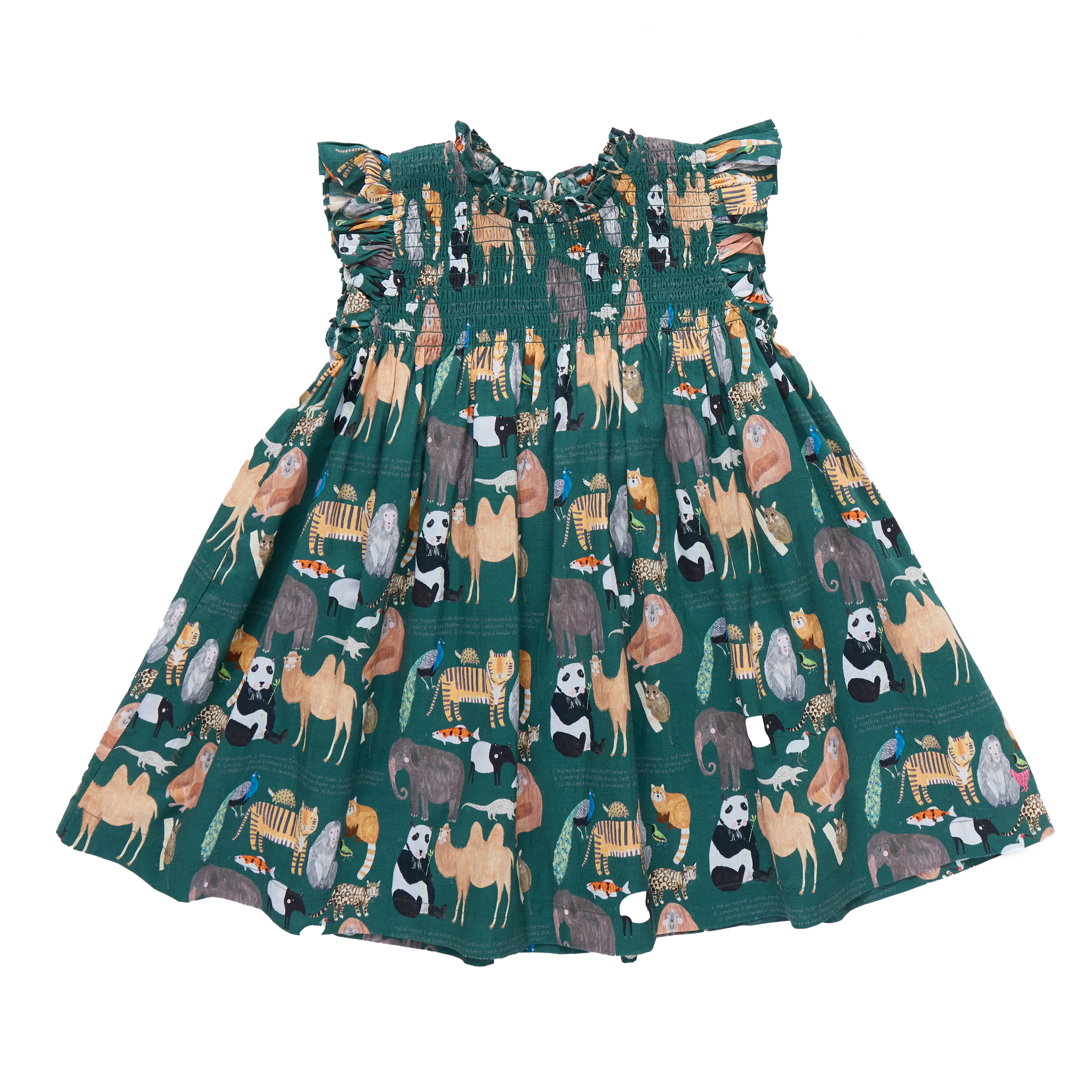 Girls Stevie Dress - Animals of Asia | Pink Chicken