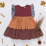 Girls Kit Dress - Mixed Checks | Pink Chicken