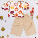 Girls Wylie Pant - Khaki | Pink Chicken