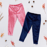Girls Velour Legging - Desert Rose | Pink Chicken