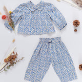 Baby Girls Dawson 2-Piece Set - Blue Climbing Floral | Pink Chicken