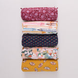 Pencil Case - Burgundy Garden Floral