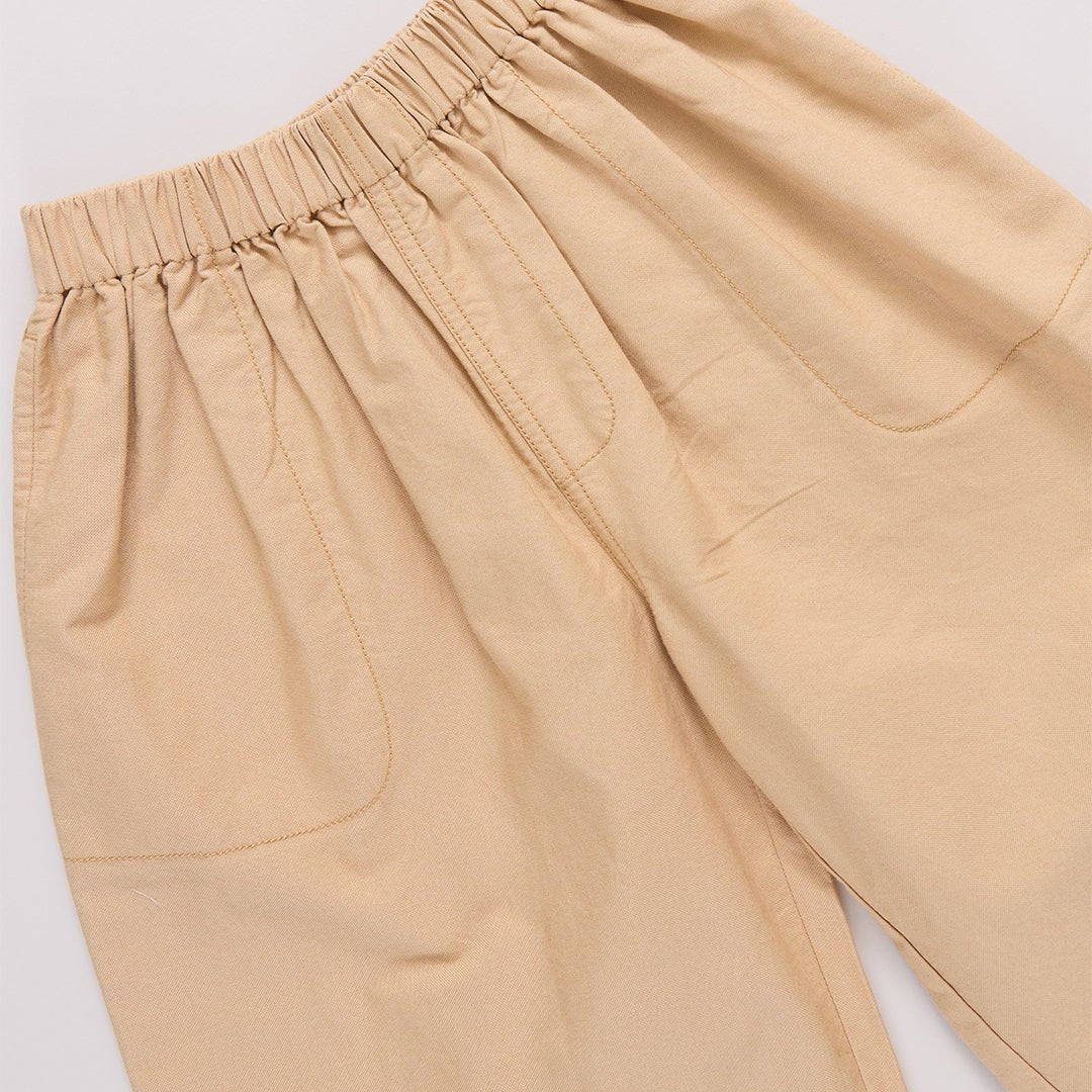 Girls Wylie Pant - Khaki | Pink Chicken