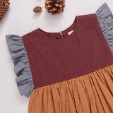 Girls Kit Dress - Mixed Checks | Pink Chicken