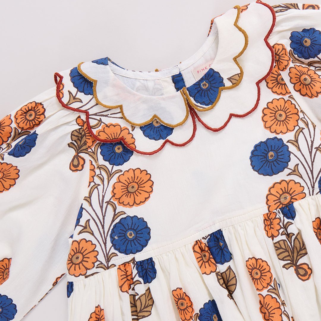 Girls Darcy Dress - Buttercup Floral | Pink Chicken