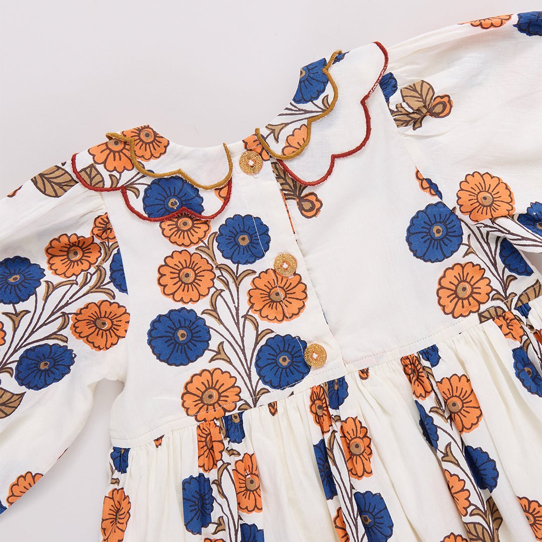 Girls Darcy Dress - Buttercup Floral | Pink Chicken