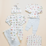 Nesting Box Baby Take Home Set - Watercolor Alphabet