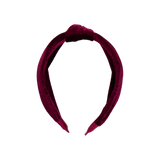 Holly Headband - Burgundy Velour